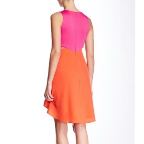 Donna Mizani Colorblock Cutout Dress - Size XS - Picture 2 of 9